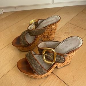 Casadei Heeled Wedges, Size 7